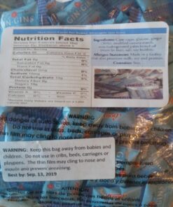 GIN GINS Super Strength Hard Ginger Candy by The Ginger People - Anti-Nausea and Digestion Aid, Individually Wrapped Healthy Candy - Super Strength Ginger Flavor, Large 1 lb Bag (16 oz) - Pack of 1 37 71HoM5dEr2L 1