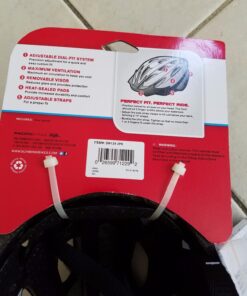 Schwinn Thrasher Adult Bike Helmet, Lightweight Microshell, Men and Women, Dial Fit Adjustment, LED and Non-Lighted Options, Suggested Fit 58-62 Cm Black 55 71HoMVM3uBL