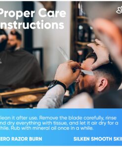 Equinox Professional Straight Edge Razor with 100 Single Derby Blades 100% Stainless Steel Razor and Blades - Close Shaving Men's Manual Shaver - Disposable Blades -Barber Straight Razor Kit - Silver Steel Razor W/ 100 Derby Blades 39 71Hp1acGPSL