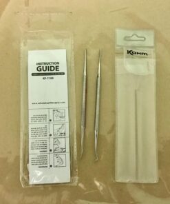 Kohm KP-7100 Ingrown Toenail Tool Kit, File & Lifter Set - Professional Grade, Stainless Steel, Ingrown Toe Nail Pedicure Tools, Podiatry Tools Blacks File and Under Nail Cleaner 15 71HpZEv9rL