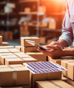 ChromaLabel 1.25 Inch Round Printable Labels for Laser and Inkjet Printers, 1050 Stickers per Pack, 42 Stickers per Sheet, White 32 71HpeMq3NBL