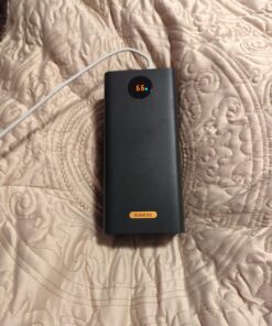 ROMOSS Power Bank 60000mAh High-Capacity Portable Charger, Power Station, 22.5W Fast Charging, PD 3.0, USB C, 4 Outputs & 3 Inputs with LCD Display for iPhone, Android Travel and Outdoors Black 47 71HqkZA8BLL