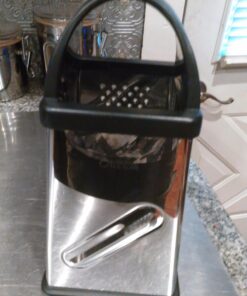 Oliver & Kline Boxed Grater, Stainless Steel Box Surface Glide Technology & Vegetable Slicer Grater with Container for Storage Space A+ Kitchen Gift-4 Sided for Vegetables, Fruit 41 71HrEMTmVGL