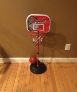Basketball Hoop for Kids Toy Set | Adjustable Height Stand 2-4 ft | Indoor & Outdoor Play for Toddler Boy & Girl 27 71HrgcqyuXL