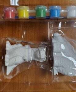 Melissa & Doug Created by Me! Dinosaur Figurines Craft Kit (2 Resin Dinosaurs, 6 Paints, Paintbrush) 26 71HrnKGNH0L