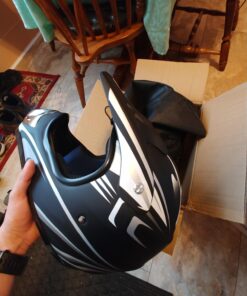 AHR Adult Offroad Dirt Bike Helmet Motocross ATV Dirtbike Outdoor BMX MX Full Face Motorcycle Helmet DOT Approved Passion Gray Medium 32 71HrobYbkDL