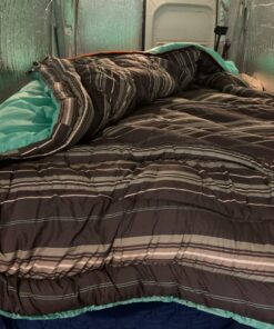 TETON Sports Mammoth Queen Size Sleeping Bag- Double Sleeping Bag – A Warm Bag The Whole Family can Enjoy – Great Sleeping Bag for Camping, Hunting and Base Camp. Compression Sack Included Teal Mammoth 0F 56 71HtVdsficL