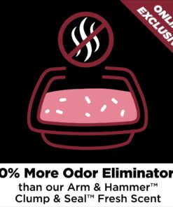 ARM & HAMMER Clump & Seal Platinum Cat Litter, Multi-Cat, 40 lb Clumping Cat Litter 40 lbs 27 71HticfkN6L