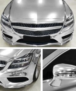 TECKWRAP 11.5" x 60" Chrome Mirror Silver Vinyl Wrap Adhesive Car Sticker Decal Film 29 71HuB6TuFgL