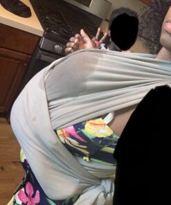 Boba Wrap Baby Carrier - Original Stretchy Infant Sling, Perfect for Newborn Babies and Children up to 35 lbs (Gray) Grey 34 71Hv0ohNF7L