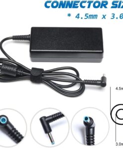 Alternative view of 65W Laptop Charger for HP EliteBook 840 850 845 830 820 / ProBook 450 430 440 446 455 470 / 640 650 745 735 725 755 - Power Cord