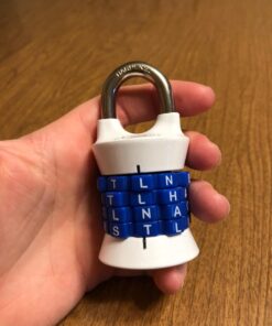 Master Lock Word Combination Lock, Set Your Own Word Lock for Gym and School Lockers, Colors May Vary, 1535DWD Word Combo 1 Pack 35 71HwaXtfBHL