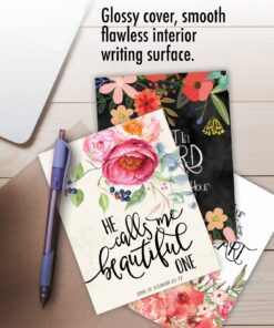 The Best Card Company - 10 Assorted Biblical Quotes Blank Encouragement Notecards Box Set 4 x 5.12 Inch w/Envelopes Religious Christian Verse (10 Designs, 1 Each) - Praise Papers M6635OCB 13 71Hwirsc4IL