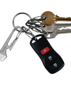 Nite Ize KMT-11-R3 Easily attaches to an existing Chain or Strap DoohicKey Key Keychain Multi-Tool (1 Pack), One Size, Silver 27 71HxAnoElBL
