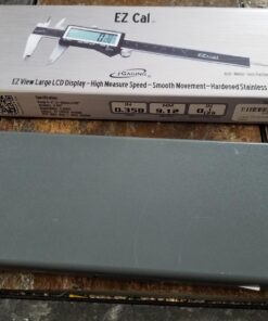 iGaging IP54 Electronic Digital Caliper 0-6" Display Inch/Metric/Fractions Stainless Steel Body 6" 33 71HxMhLlxiL