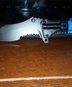 Rogue River Tactical 5-in-1 Multitool Pocket Rescue Combat Knife with Line Cutter, Belt Clip, LED Flashlight Light, Belt Cutter and Window Breaker USN United States Navy Multi Tool Spring Assisted … 3 71HxhZ9JyYL