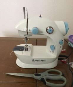 MICHLEY LSS-202 Lil' Sew & Sew Mini 2-Speed Sewing Machine, White 46 71Hy07HI2uL 1