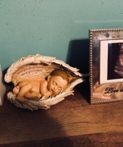 Joseph's Studio 4.25 Inch Tall Sleeping Baby in Wings Figurine 33 71Hyj9jqEL