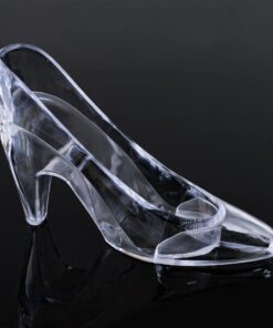 Super Z Outlet Plastic Mini Cinderella Princess Inspired Slipper High Heel Shoe Party Decoration for Weddings, Birthday Party, Table Serving, Candy & Other Event Favors (24 Pieces) 31 71Hzzhd2PiL 1
