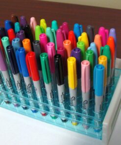 Karter Scientific 208V2 Plastic Test Tube Rack for 12/13mm Tubes, Holds 50, Detachable (Single) Single 29 71I 4ACU5XL