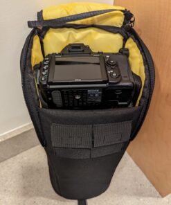 Ape Case ACPROLC18 Professional Large Lens Case, Black/Yellow 46 71I Op 8FUL