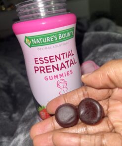 Nature's Bounty Essential Prenatal Gummies, Folic Acid and Iodine, Omega 3 and DHA, 50 Count 25 71I VOk0yJL