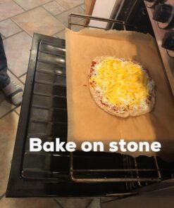 Honey-Can-Do Old Kitchen Oven and Grill Pizza Stone, 14" x 16", natural clay 50 71I ZAC4WaL