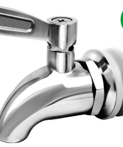 Alternative view of DOZYANT Updated More Durable Beverage Dispenser Replacement Spigot,Stainless Steel Polished Finished, Water Dispenser Replacement Faucet, fits Berkey and Other Gravity Filter Systems as Well 1
