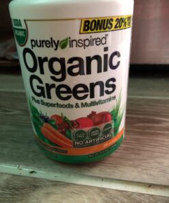 Greens Powder Smoothie Mix Purely Inspired Organic Greens Powder Superfood, Unflavored, 24 Servings (Package May Vary), 8.54 Ounce (Pack of 1) 24 Servings (Pack of 1) 38 71I1fvGIIL