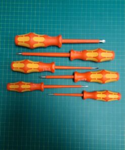 Wera - 5006145001 Kraftform Plus 160i/6 Insulated Professional Screwdriver Set, 6-Piece Multicolor 80 71I2o93cgL