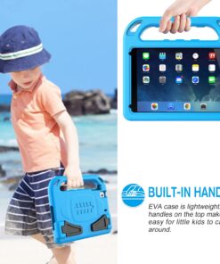LEDNICEKER Case - Lightweight Shockproof Handle Convertible Stand for iPad Mini 5, Mini 4, Mini 3 and Mini 2 - Blue 27 71I479eCWpL