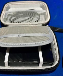 Lacdo Hard Drive Carrying Case for Seagate Portable Expansion Seagate Backup Plus Slim One Touch 1TB 2TB 3TB 4TB 5TB Portable External Hard Drive USB 3.0 2.5 Inch HDD EVA Shockproof Travel Bag, Black 46 71I57HtbUPL