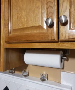 iDesign Steel Versatile Wall Mount Paper Towel Holder The York Lyra Collection, 15.3" x 5.2" x 2", Chrome 15.3" x 5.2" x 2" 39 71I5jukYx9L