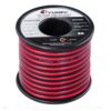 TYUMEN 40 Feet 18 AWG Gauge 2 Conductor Stranded Red Black Car Home Stereo Speaker Audio Cable Electrical Hookup Wire - 99.95% Oxygen Free Copper Wires