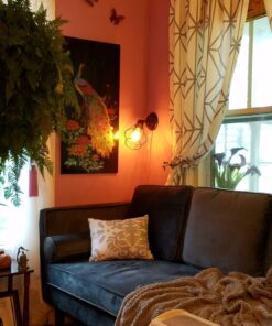 DSYJ for Edison Light Bulbs, Vintage 60 Watt Incandescent Light Bulbs E26 Base Dimmable Decorative Antique Filament Light Bulbs 252 Lumens, Ray Amber Warm 1 Pcs 1 Count (Pack of 1) 34 71I6qNJui L