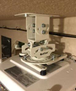 QualGear PRB-717-Wht Ceiling Mount Projector Accessory White Mount 41 71I7Ip7QJL