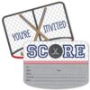Big Dot of Happiness Shoots and Scores - Hockey - Shaped Fill-in Invitations - Baby Shower or Birthday Party Invitation Cards with Envelopes - Set of 12 35 71I8HznZ6qL