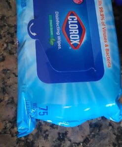 Clorox Disinfecting Wipes Value Pack, Cleaning Wipes, 75 Count Each, Pack of 3 (Package May Vary) 75 Count (Pack of 3) 68 71I96zZhilL