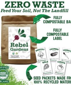 Hot Pepper Seeds - Organic Heirloom Chili Seed Variety Pack for Planting - Cayenne, Jalapeno, Habanero, Poblano, and More 31 71IA8iUBKqL