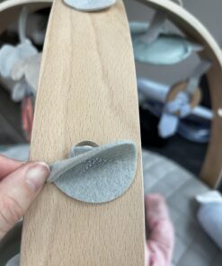 Ingenuity Cozy Spot Reversible Duvet Activity Gym & Play Mat with Wooden Bar - Loamy, Ages Newborn + 58 71IBW3FnPbL