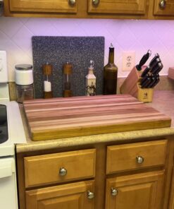 TeakHaus Edge Grain Carving Board w/Hand Grip (Rectangle) | 24" x 18" x 1.5" 24 x 18 x 1.5 Without Juice Groove 28 71IBaf9KuzL