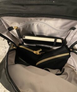 TUMI - Voyageur Carson Laptop Backpack - 15 Inch Computer Bag for Women - Black Black With Gold Hardware 31 71IBw p2 xL