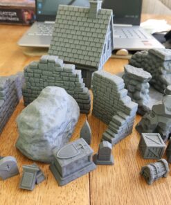 Terrain Value Box - Compatible with Dungeons and Dragons (DND, D&D), 28mm Miniature Wargaming, Tabletop RPGs, Wargame Scenery 35 71IC8WC iQL 2