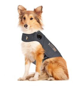 Alternative view of ThunderShirt Classic Dog Anxiety Jacket, Heather Grey, Small