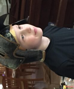 Jacobson Hat Company Men's Antiqued Pewter Knight Helmet Adult Silver 22 71IChGctGSL