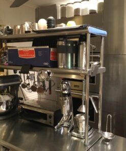 GRIDMANN NSF Stainless Steel Commercial 2 Tier Double Overshelf 48 in. x 12 in. for Kitchen Prep & Work Table 48 in Long x 12 in Deep 17 71ICnbsHyML