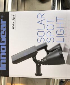 InnoGear Solar Lights for Outside, Solar Lights Outdoor Waterproof Solar Garden Yard Spot Lights Spotlight Pathway Landscape Lighting Wall Light Auto On/Off, Pack of 2 (White) White 54 71IDHbK06YL