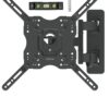 Amazon Basics Full Motion Articulating TV Monitor Wall Mount for 26" to 55" TVs and Flat Panels up to 80 Lbs, Black 26-inch to 55-inch TVs Articulating 16 inch Extension