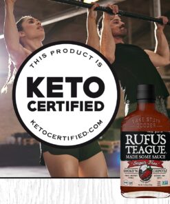 Rufus Teague - Sugar-Free BBQ Sauce Smoke 'N Chipotle - Premium Barbecue Sauce - 12.25 oz. Bottles - 2 Pack Smoke N' Chipotle 13 Ounce (Pack of 2) 12 71IF r2DB7L