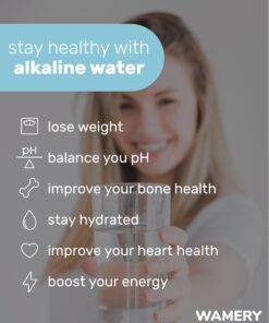 WAMERY Certified Alkaline Water Filter Replacement Fits Brita and Wamery Pitcher Cartridges 3-Pack, Increases Water pH. 3 Pack 22 71IFa9WqzwL